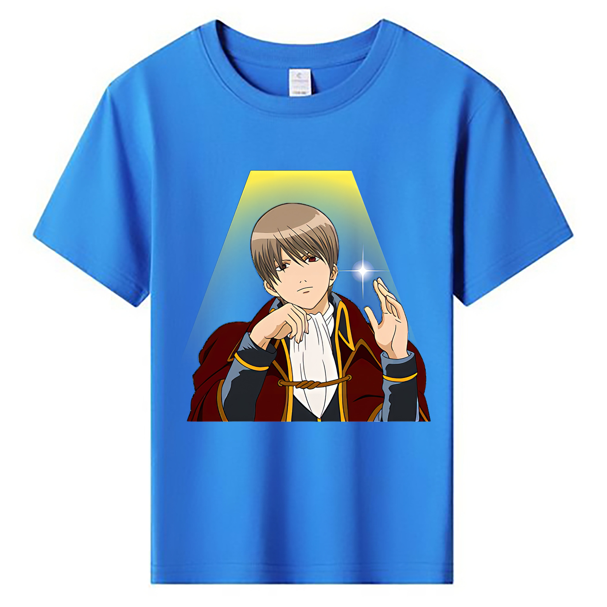 （画像用） ぎんたま 坂田銀時（さかたぎんとき） 神楽 志村新八（しむら しんぱち） GINTAMA Sakata Gintoki Kagura Shimura Shinpachi 綿100％キッズTシャツ（フロントプリント）
